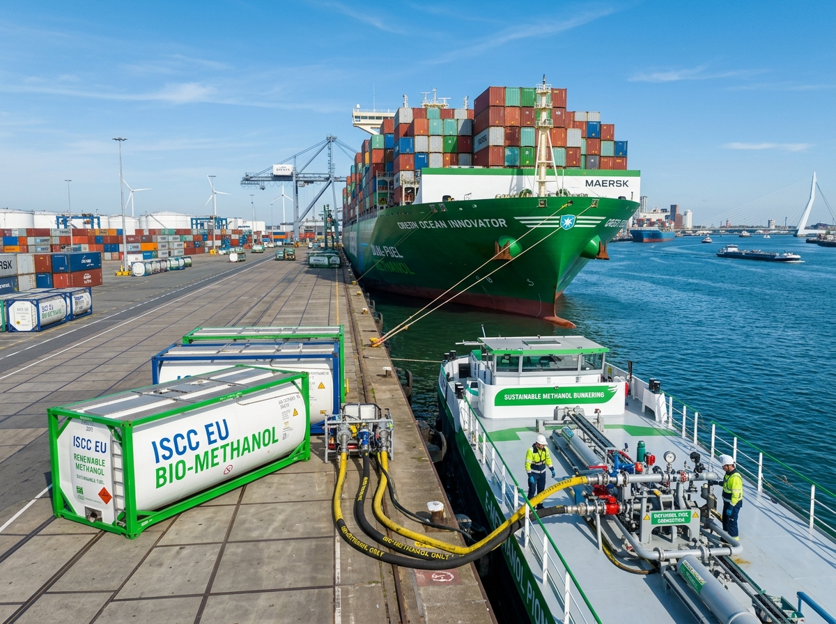 ISCC EU Certified Bio-Methanol & E-Methanol — sourcing, inspection and logistics