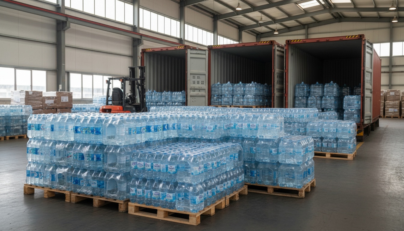 Bottled Drinking Water (Natural Mineral, Spring, Purified & Sparkling; PET 330 ml-1.5 L and 5-19 L Gallons) — sourcing, inspection and logistics