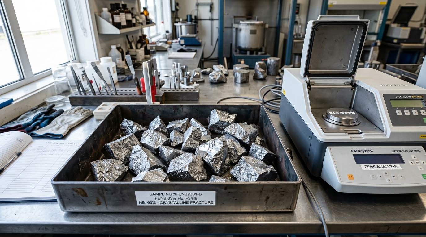 Ferroniobium (FeNb 65% Standard & Vacuum Grade) — sourcing, inspection and logistics
