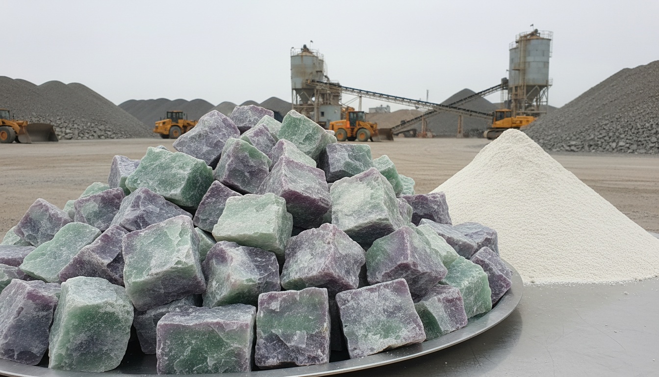 Fluorspar (Acidspar ≥ 97% CaF₂ & Metspar) — sourcing, inspection and logistics