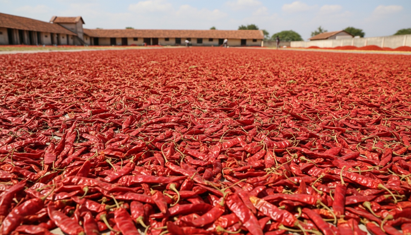 Guntur Sannam Chilli (S4) — sourcing, inspection and logistics