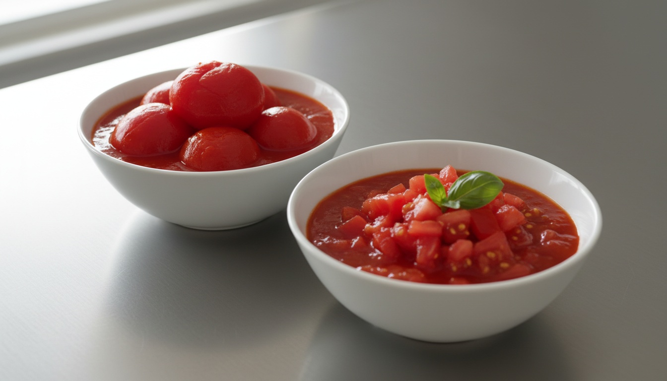 Peeled & Chopped Tomatoes (Whole Peeled, Chopped and Diced in Tins) — sourcing, inspection and logistics