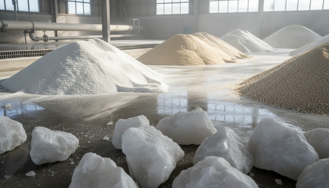Silica Sand & Quartz (Glass, Foundry, Frac, High-Purity) — sourcing, inspection and logistics