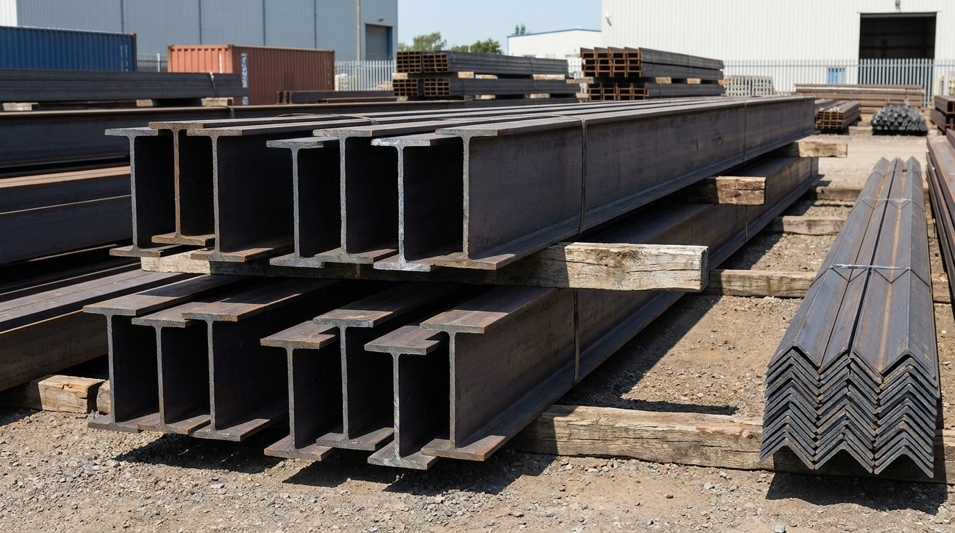 Structural Steel Sections (IPE / HEA / HEB, UB / UC, W-Beams, Angles & Channels) — sourcing, inspection and logistics