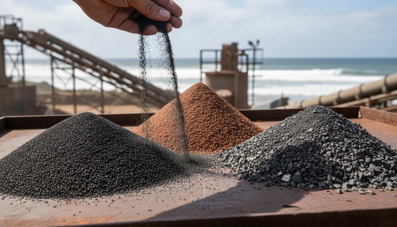 Titanium Minerals (Ilmenite, Rutile & Titanium Slag) — sourcing, inspection and logistics