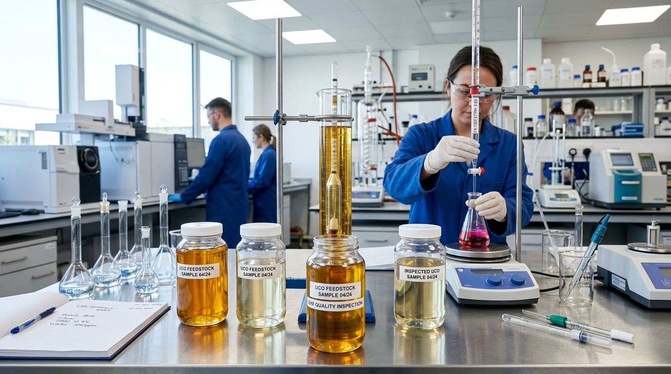 Used Cooking Oil (UCO) — sourcing, inspection and logistics