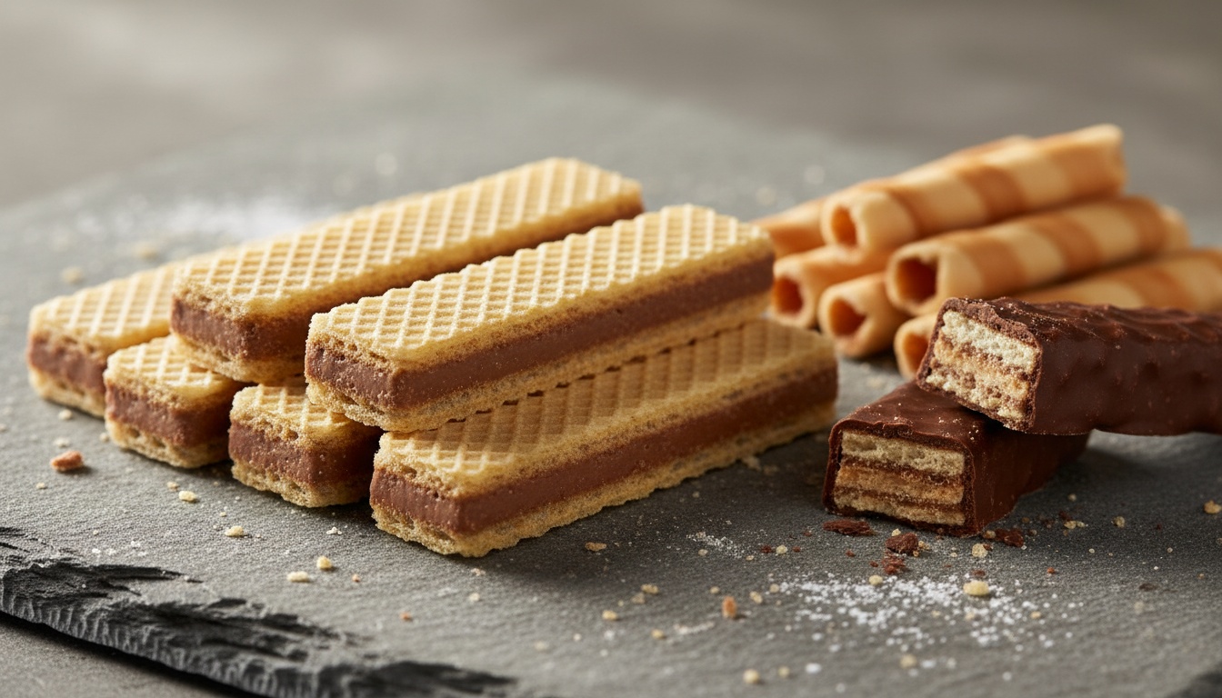 Wafers (Cream-Filled Wafers, Wafer Rolls & Coated Wafer Bars) — sourcing, inspection and logistics