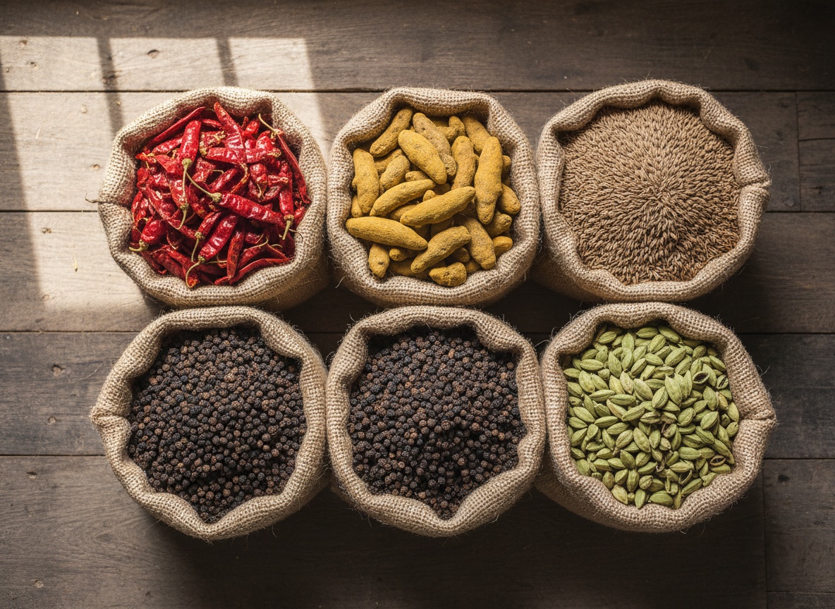 Spices supply — sourcing, inspection and logistics